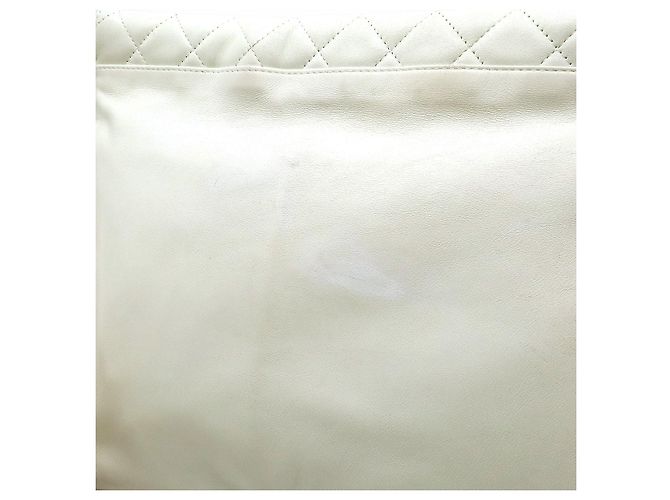 Borsa a tracolla Chanel Cambon Line Bianco - vista 9