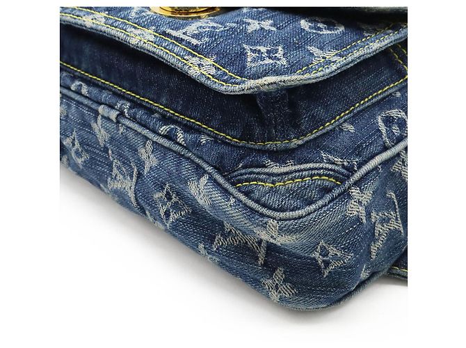 Louis Vuitton Monogram Denim Bum Bag Blue - view 3