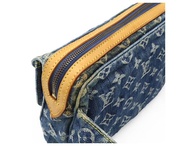 Louis Vuitton Monogram Denim Bum Bag Blue - view 6