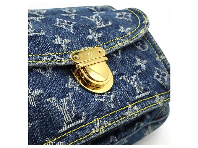 Louis Vuitton Monogram Denim Bum Bag Blue - view 8