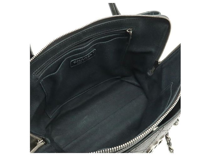 Borsa a tracolla con catena 2-Way Chanel Matelasse Nero - vista 6