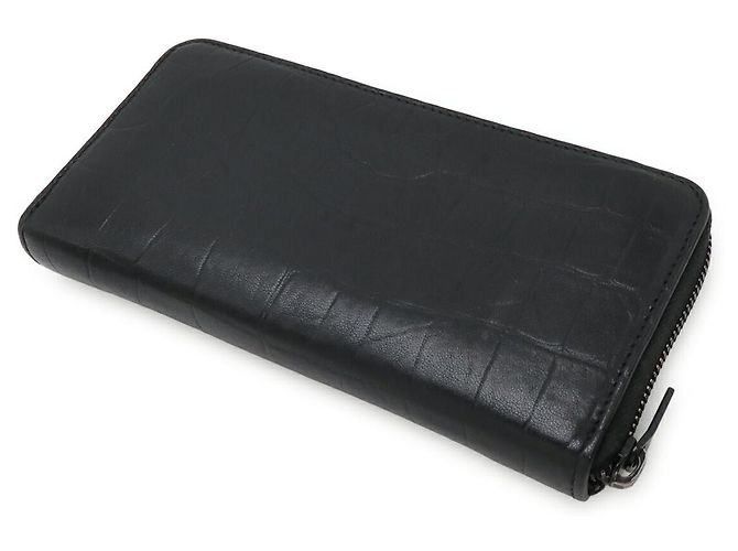 Portafoglio lungo con zip Yves Saint Laurent Nero - vista 2
