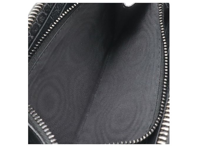 Portafoglio lungo con zip Yves Saint Laurent Nero - vista 8