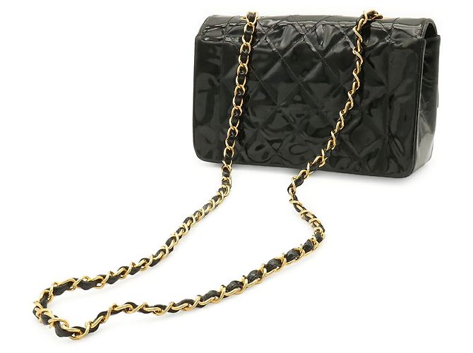 Borsa a tracolla Chanel Diana Matelassé Nero - vista 2