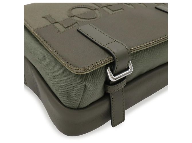 Borsa Military Messenger Loewe Verde - vista 3