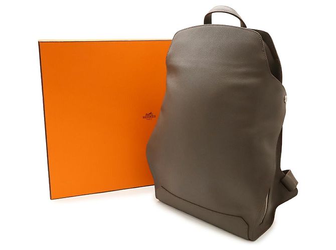 Hermès Hermes City Bag Rucksack Grau - Ansicht 9