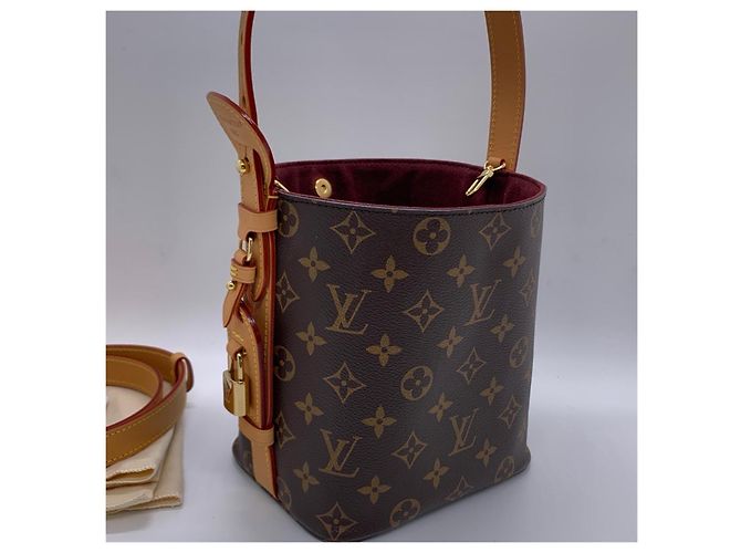 Bolsa bucket Louis Vuitton Monogram Marrom - vista 2