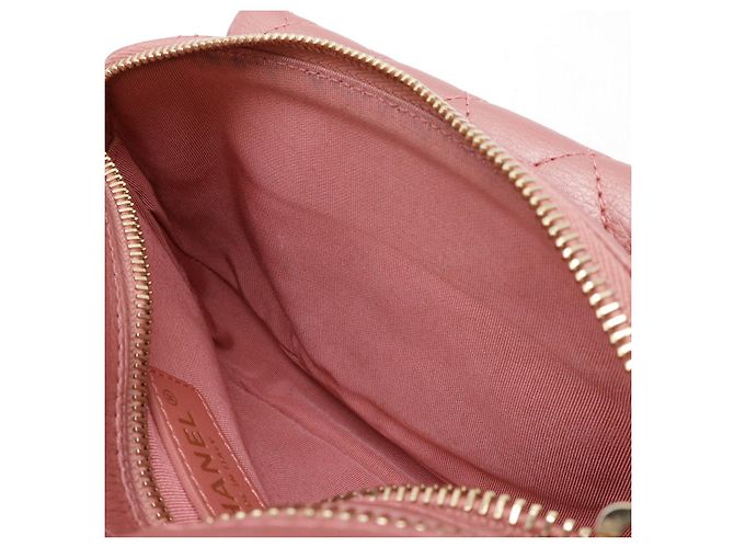 Borsa cintura Chanel Matelasse Coco Mark Rosa - vista 6