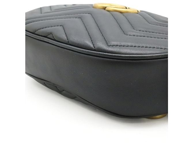 Borsa cintura Gucci GG Marmont Nero - vista 3