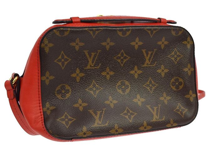 Louis Vuitton Saintonge Monogram Canvas with Leather Marrone - vista 2