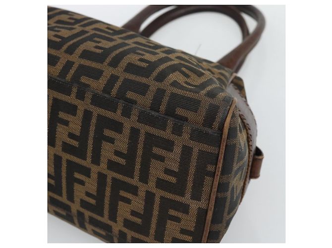 FENDI Zucca Canvas Hand Bag Brown 8BN157 - vista 10