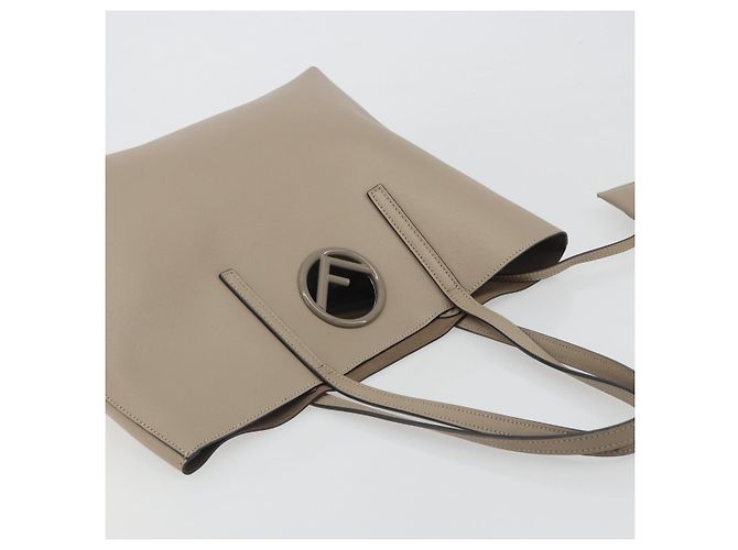 FENDI F's Tote Bag Leather Gray 8BH348 - vista 6