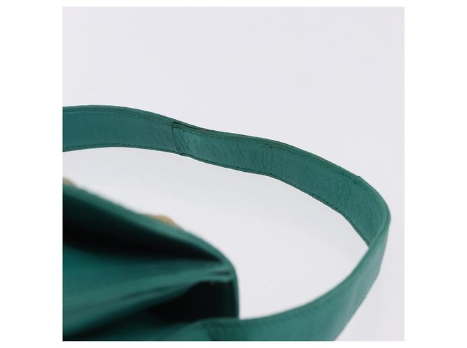 LOEWE Shoulder Bag Leather Green Gold - vista 14