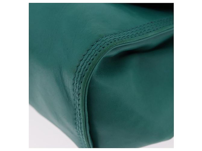 LOEWE Shoulder Bag Leather Green Gold - vista 15