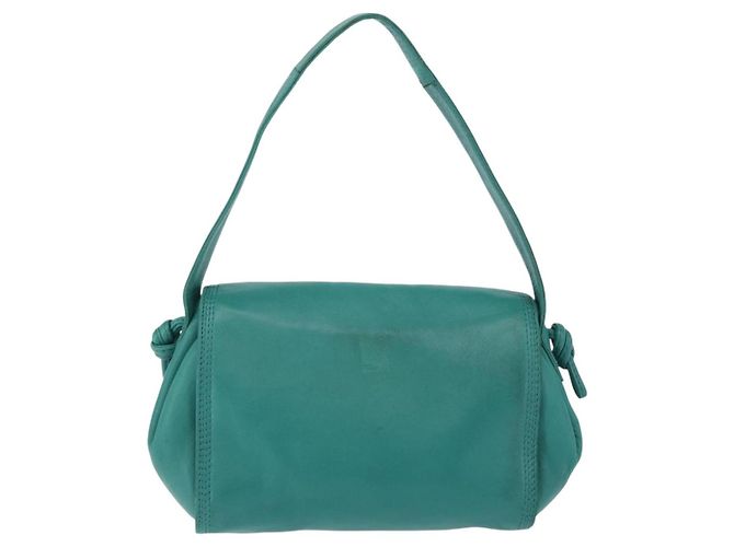 LOEWE Shoulder Bag Leather Green Gold - vista 2