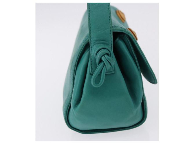LOEWE Shoulder Bag Leather Green Gold - vista 5