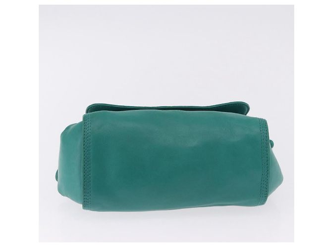 LOEWE Shoulder Bag Leather Green Gold - vista 6