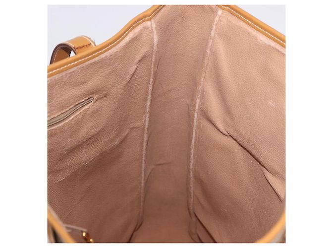GUCCI Micro GG Supreme Tote Bag PVC Beige Gold - vista 16