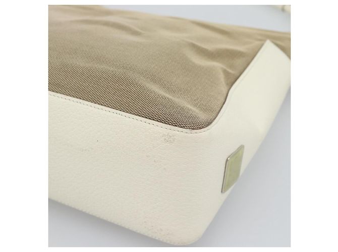GUCCI GG Canvas Shoulder Bag Beige Silver 001 3766 - vista 12