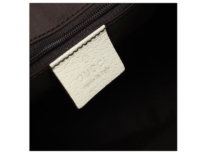 GUCCI GG Canvas Shoulder Bag Beige Silver 001 3766 - vista 16