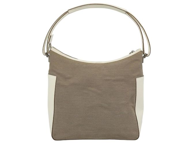 GUCCI GG Canvas Shoulder Bag Beige Silver 001 3766 - vista 3