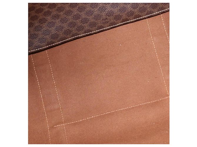 Céline CELINE Macadam Shoulder Bag PVC Leather Brown Gold Tone - vista 17