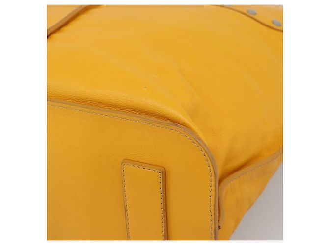 Céline CELINE Hand Bag Leather Yellow Silver - vista 12