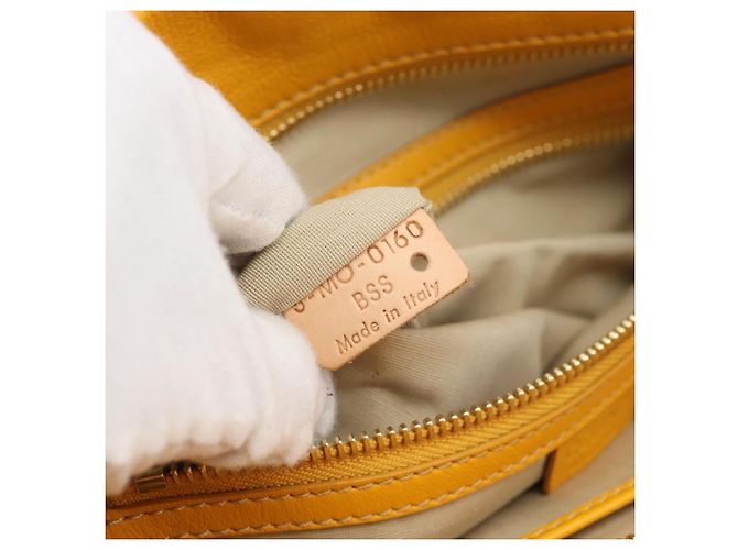 Céline CELINE Hand Bag Leather Yellow Silver - vista 23