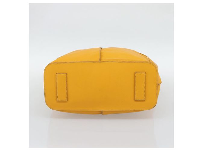Céline CELINE Hand Bag Leather Yellow Silver - vista 9