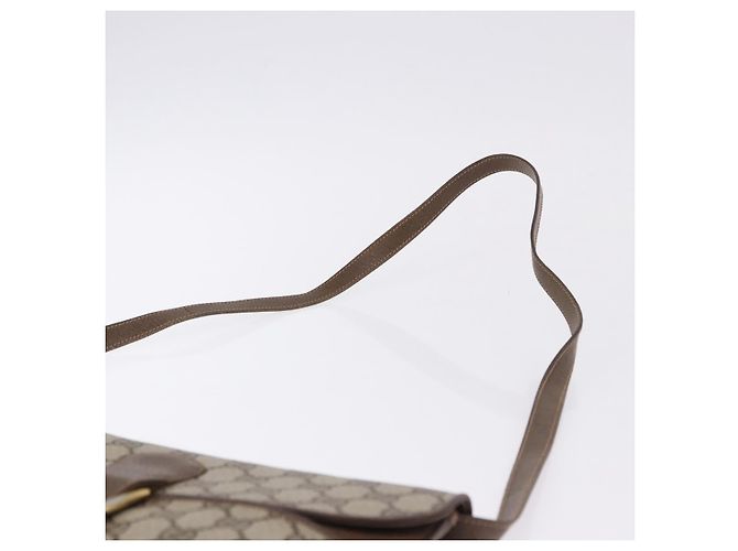 GUCCI GG Supreme Shoulder Bag PVC Leather Beige Gold Tone - vista 8