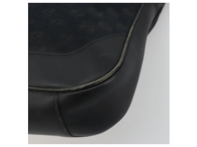 GUCCI GG Canvas Bamboo Handtasche 2-Wege Schwarz Silber 001 4095 - view 12