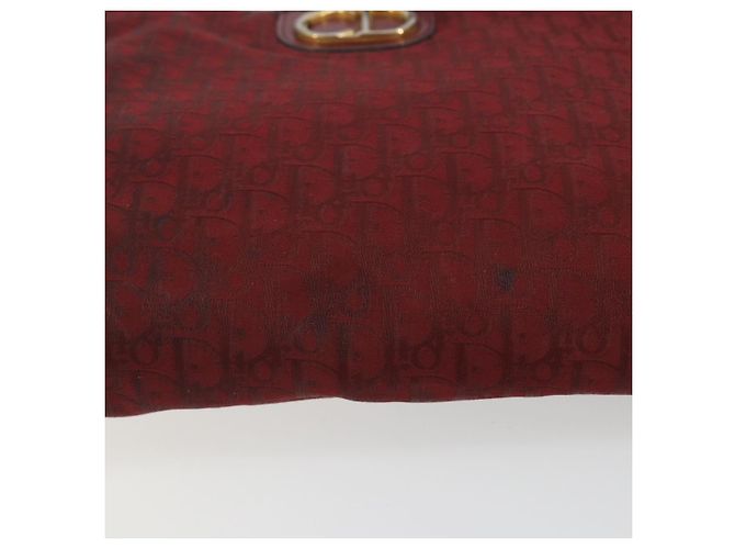 Christian Dior Trotter Canvas Shoulder Bag Red Gold - vista 10