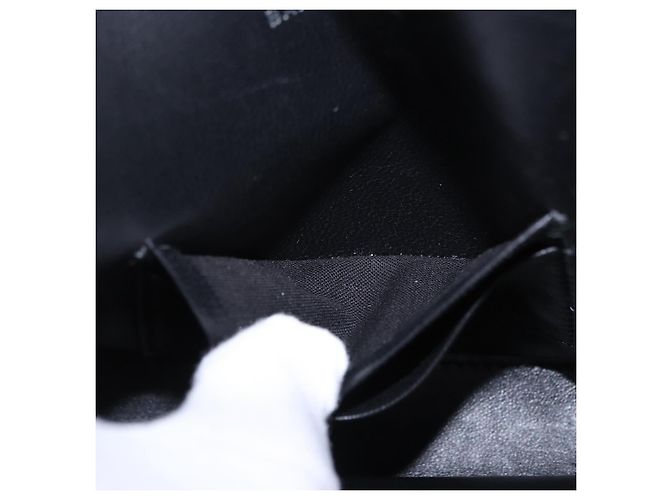 BALENCIAGA Downtown Shoulder Bag Leather Black Silver 736471 - vista 21