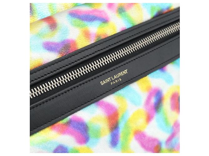 SAINT LAURENT Backpack Leather Multicolor Silver 326865 - vista 17