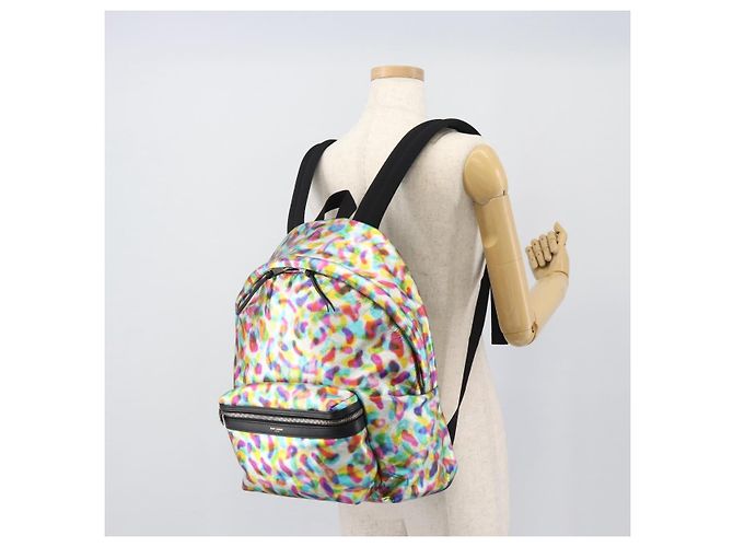 SAINT LAURENT Backpack Leather Multicolor Silver 326865 - vista 27