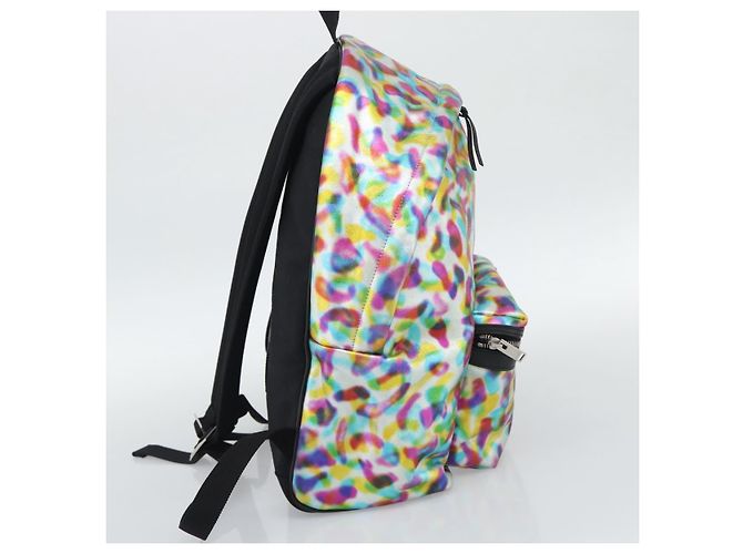 SAINT LAURENT Backpack Leather Multicolor Silver 326865 - vista 4