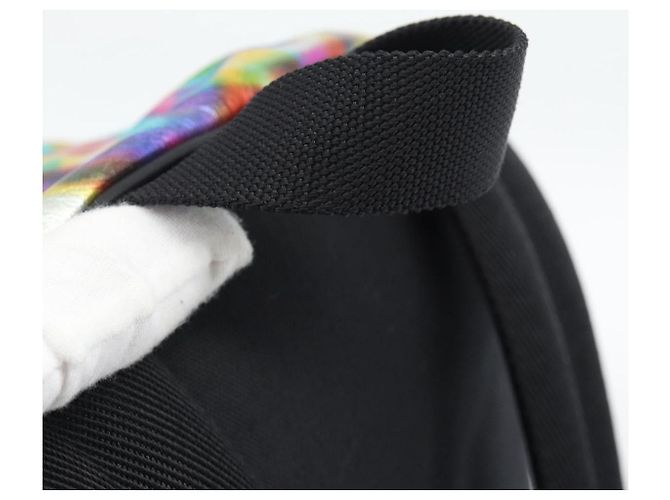 SAINT LAURENT Backpack Leather Multicolor Silver 326865 - vista 7
