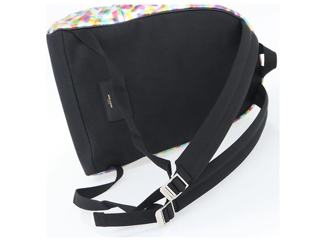 SAINT LAURENT Backpack Leather Multicolor Silver 326865 - vista 9