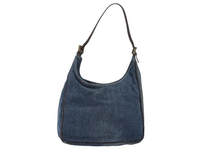 FENDI Hand Bag Denim Blue - vista 2