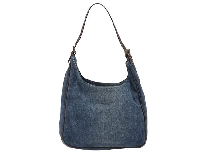 FENDI Hand Bag Denim Blue - vista 3
