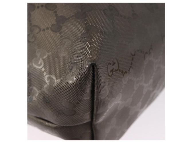 GUCCI GG implementation Tote Bag PVC Gray 211120 - vista 10
