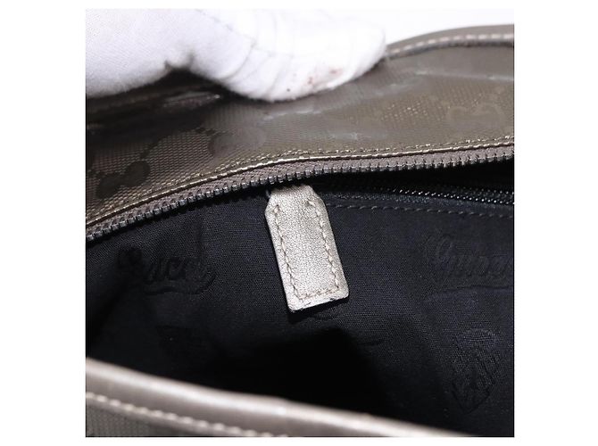 GUCCI GG implementation Tote Bag PVC Gray 211120 - vista 22