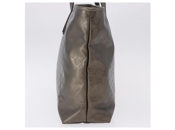 GUCCI GG implementation Tote Bag PVC Gray 211120 - vista 4