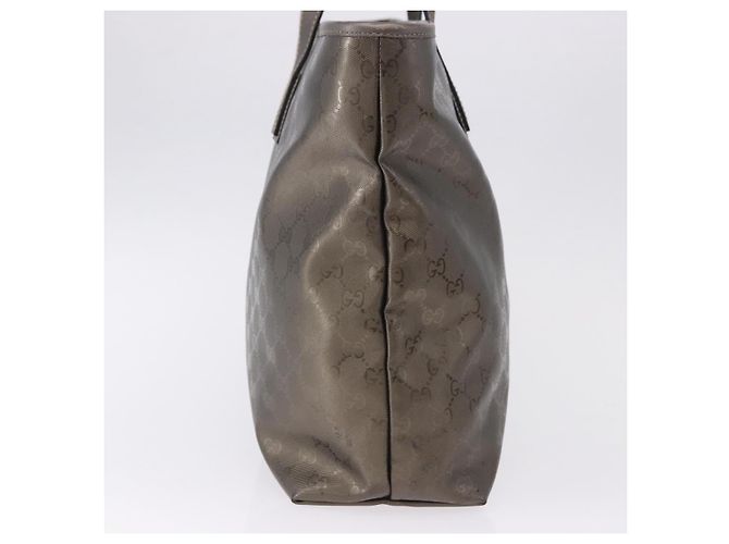 GUCCI GG implementation Tote Bag PVC Gray 211120 - vista 5