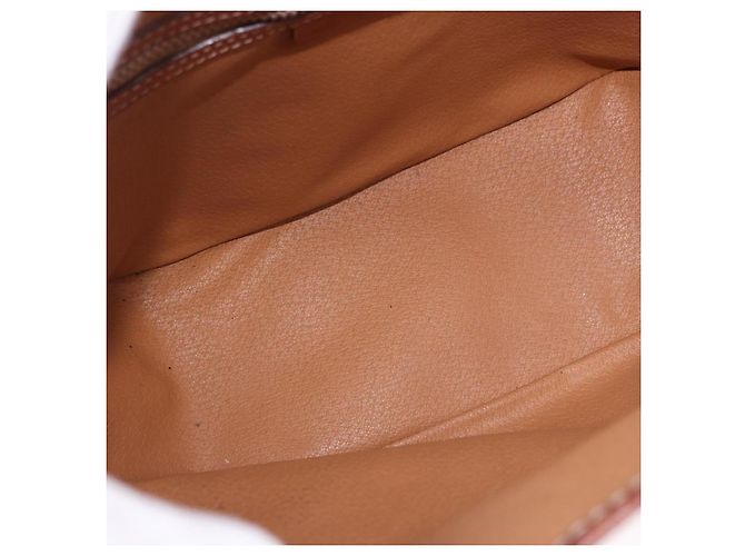 Céline CELINE Macadam Canvas Shoulder Bag PVC Leather Brown Gold - vista 20