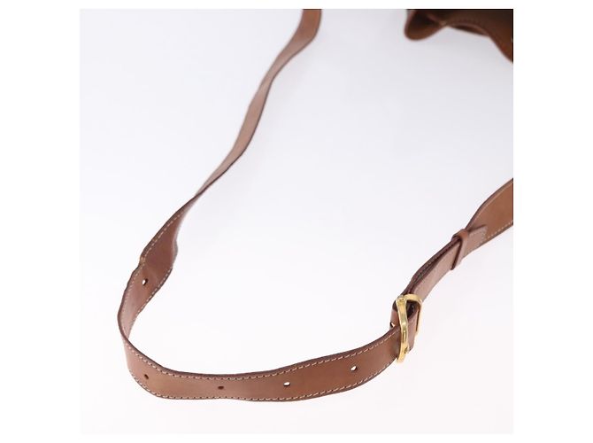 Céline CELINE Macadam Canvas Shoulder Bag PVC Leather Brown Gold - vista 8