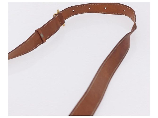 Céline CELINE Macadam Canvas Shoulder Bag PVC Leather Brown Gold - vista 9