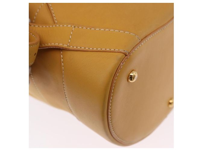 LOEWE Anton Backpack Leather Yellow Gold - vista 17