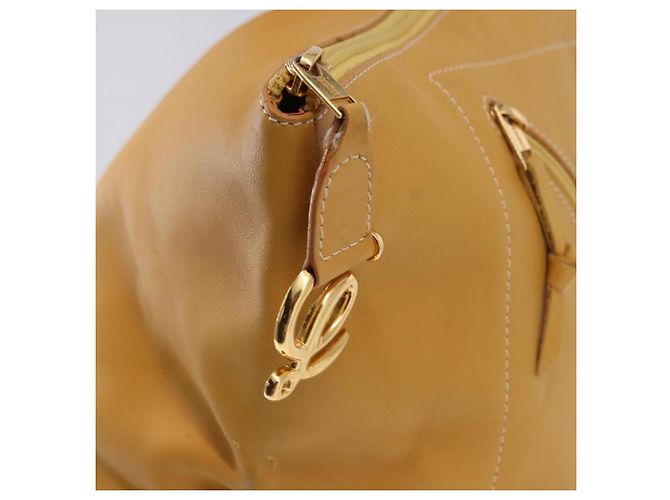 LOEWE Anton Backpack Leather Yellow Gold - vista 18