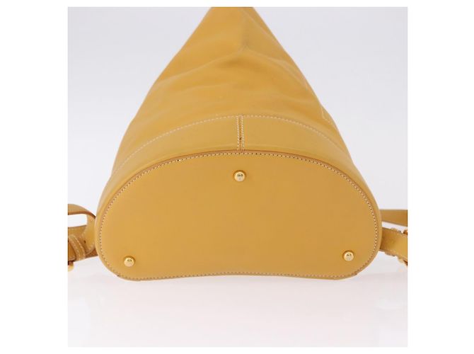 LOEWE Anton Backpack Leather Yellow Gold - vista 5